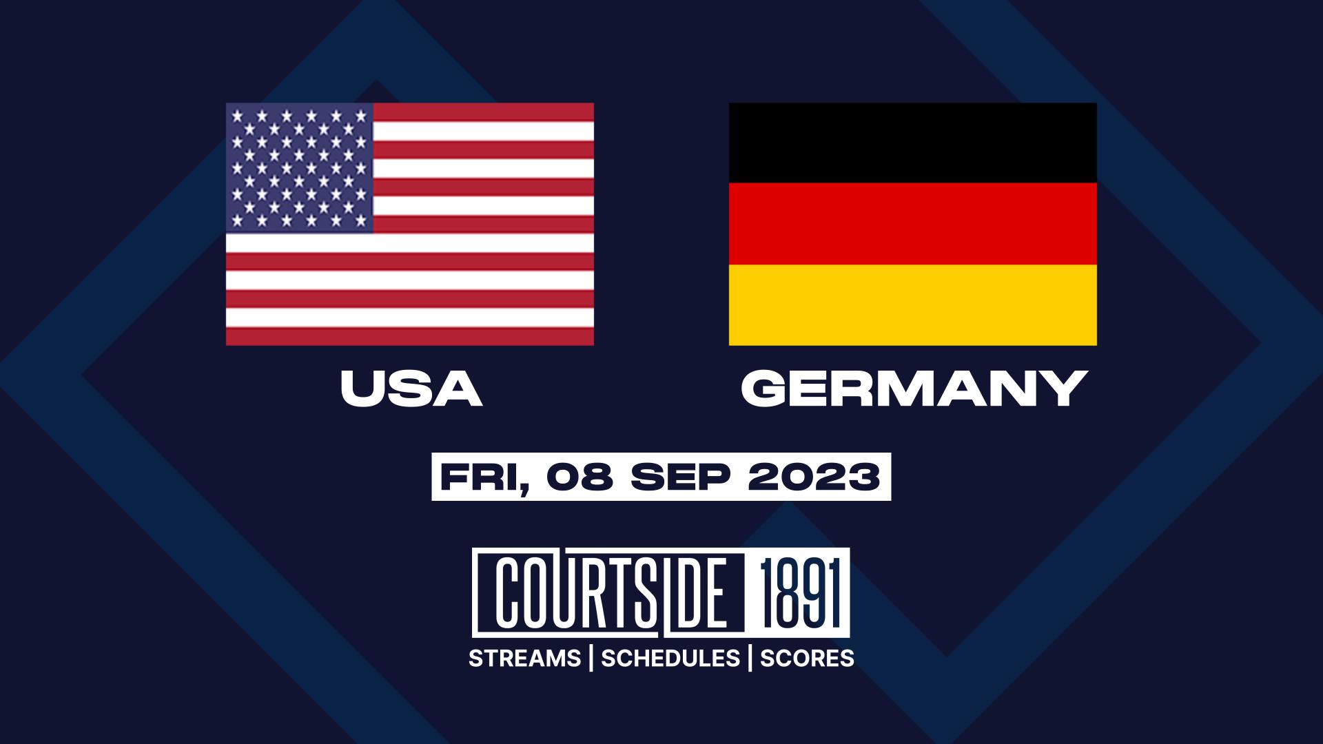 Team Usa Vs Germany 2024au Agathe Meridel