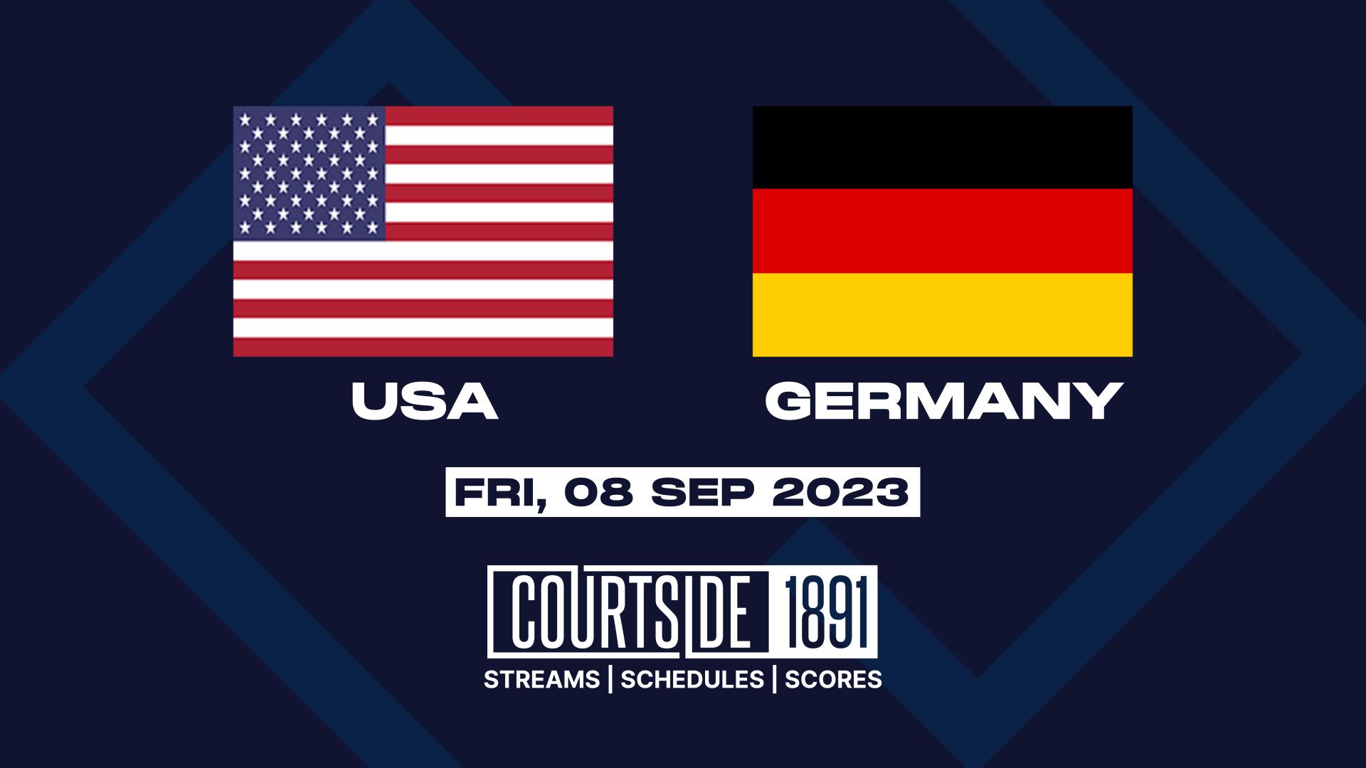 Pregame USA vs Germany 09/08/2023
