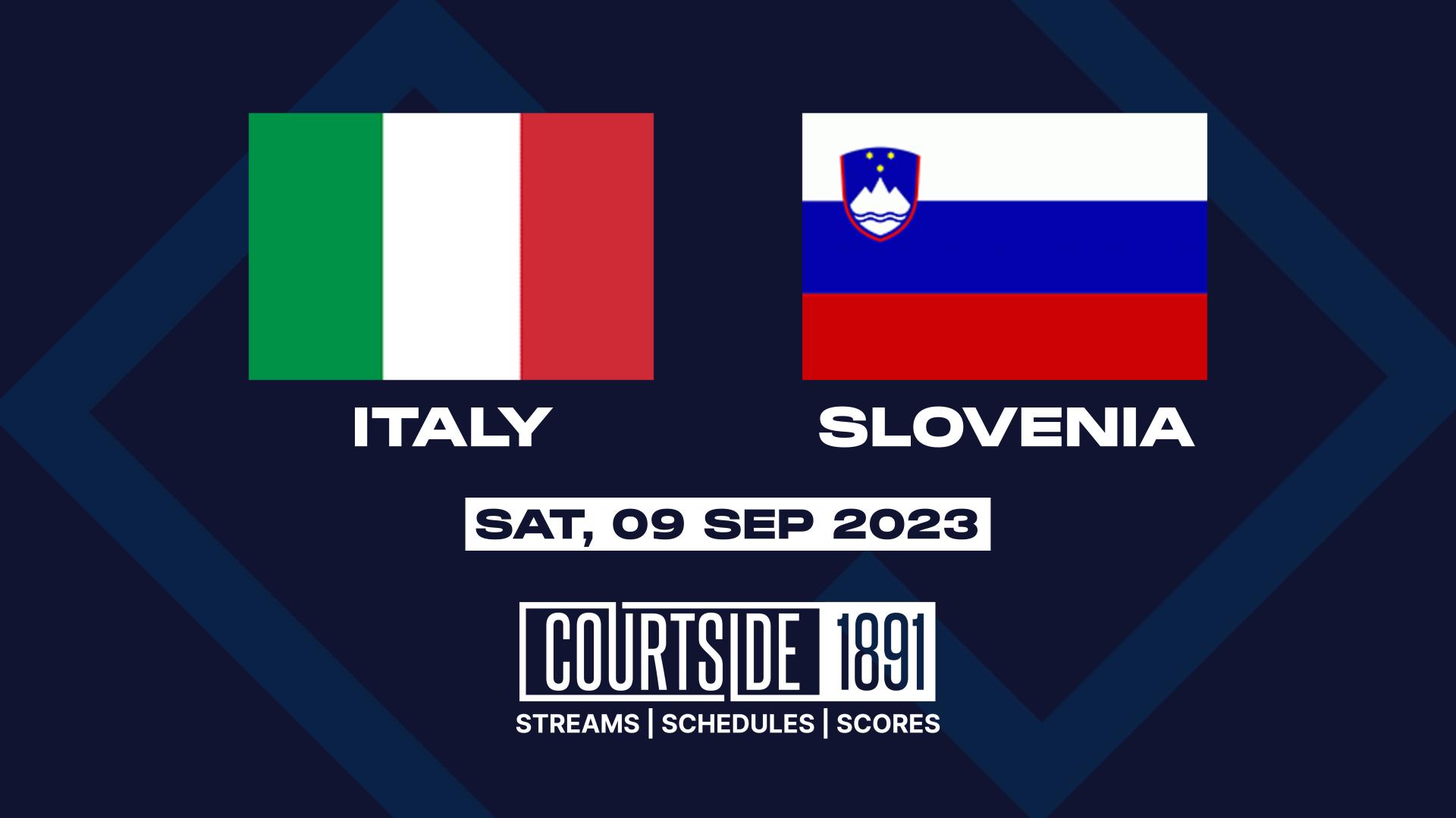 Pregame Italy vs Slovenia 09/09/2023